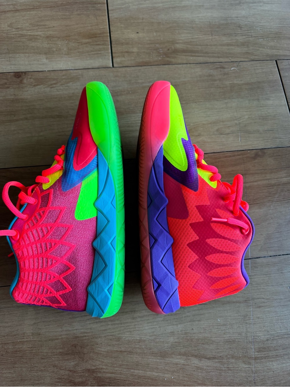 🔥 Puma MB.04 LaMelo Ball “Multi” Basketball Sneakers 🟡🟠🟣🟢 - Picture 8 of 10